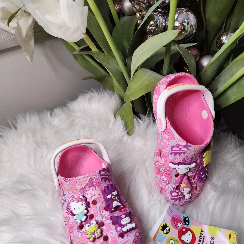 HELLO KITTY AND FRIENDS CLASSIC CLOG TODDLER new